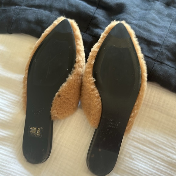 JENNI KAYNE Shearling Mule in Natural Size 39- or US size 9. - Picture 3 of 6